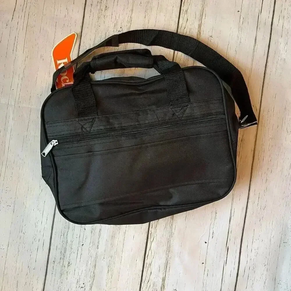 Rockland Canvas Carry On Bag NWT Black Small Travel Duffel Underseat Cargo Tote